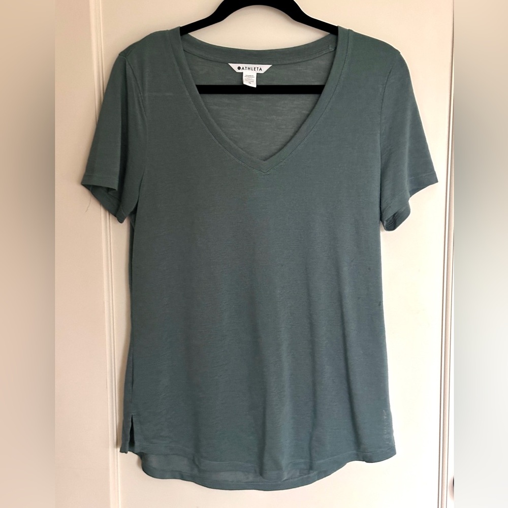 Athleta Short Sleeve V-Neck Tee